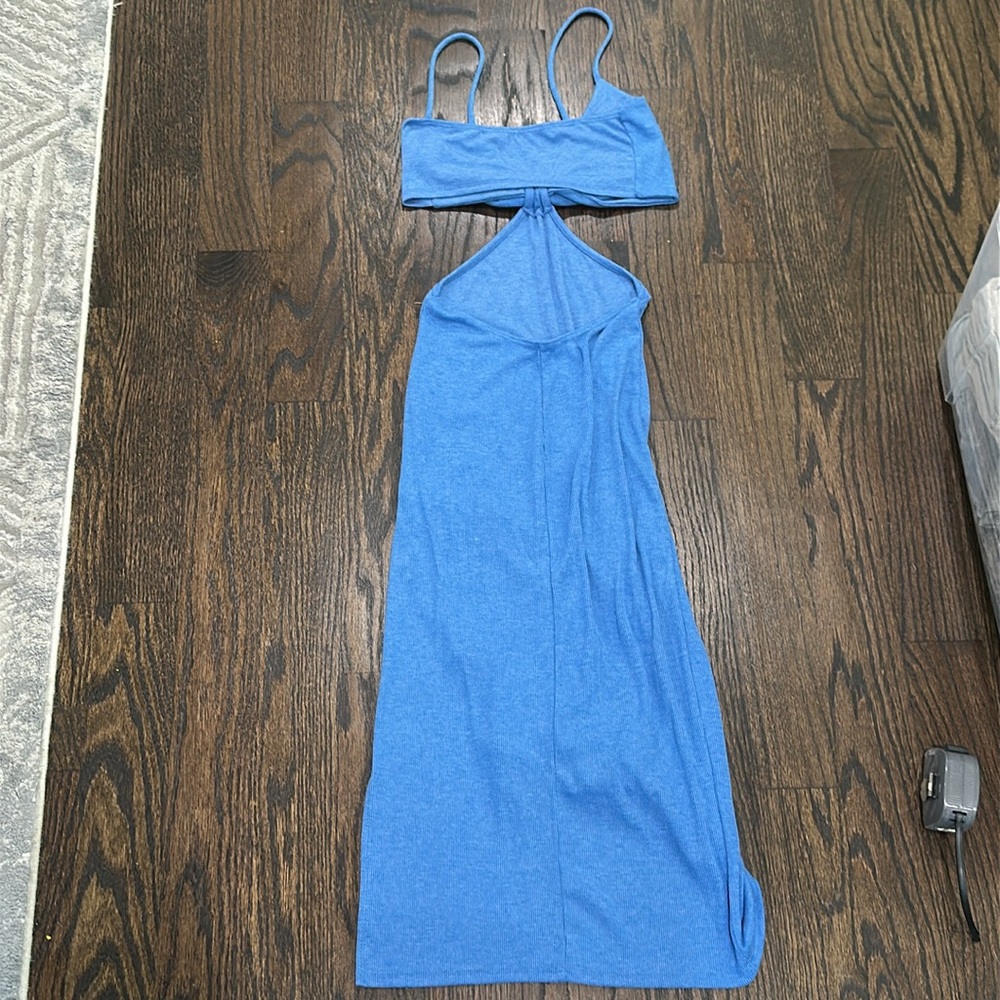 Robertson + Rodeo Blue Cut Out Dress - Picture 3 of 5
